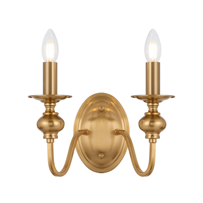 Telbix Siedel 2 Light Wall Bracket Copper