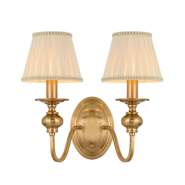 Telbix Siedel 2 Light Wall Bracket With Shade Copper