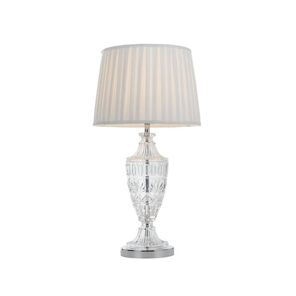 Telbix Sigrid Table Lamp Chrome White