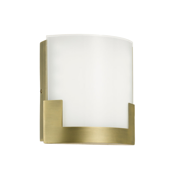 Telbix Solita 20 Led Dim Wall Light Antique Brass