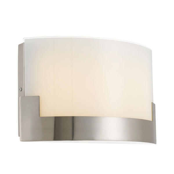 Telbix Solita 35 Led Dim Wall Light Nickel