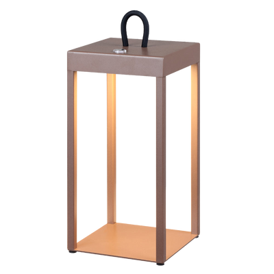 Telbix Sotra Rechargeable Table Lamp Brown