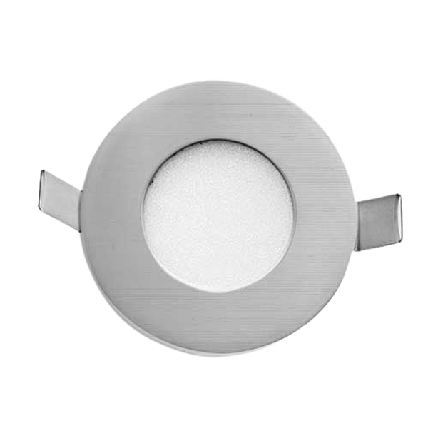 Telbix Stow Round Down Wall Light Nickel 3000K