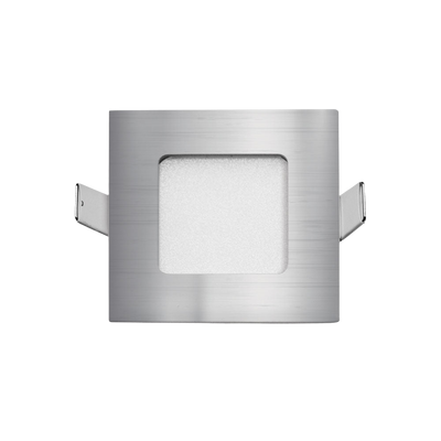 Telbix Stow Square Down Wall Light Silver 5000K