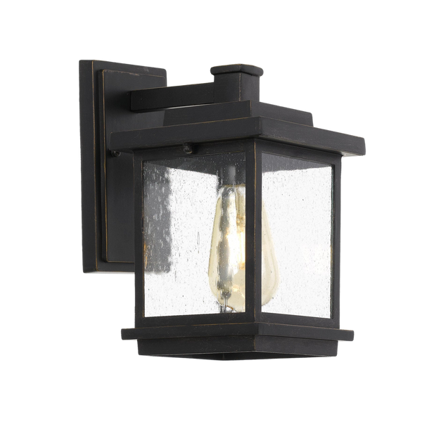 Telbix Strand Exterior Wall Light Black