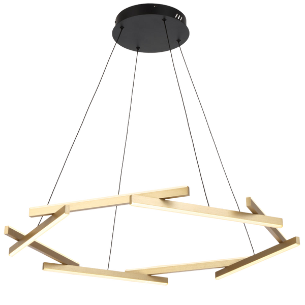 Telbix Tarson 1 Tier Pendant Black