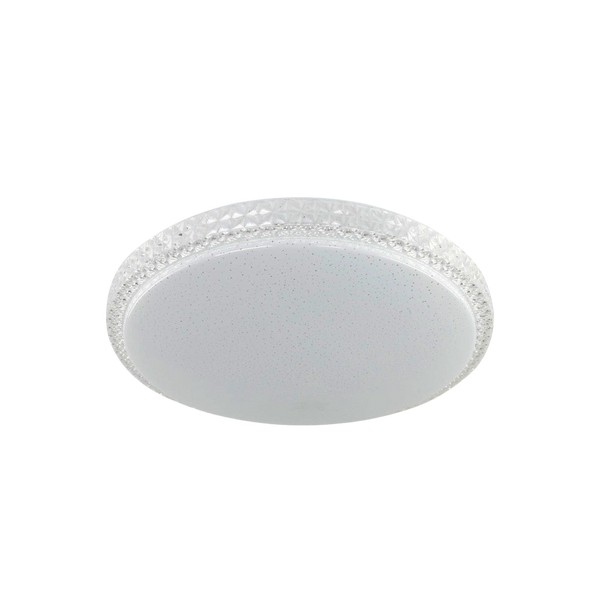 Telbix Tereza 28 18W Led Oyster 3CCT White Clear