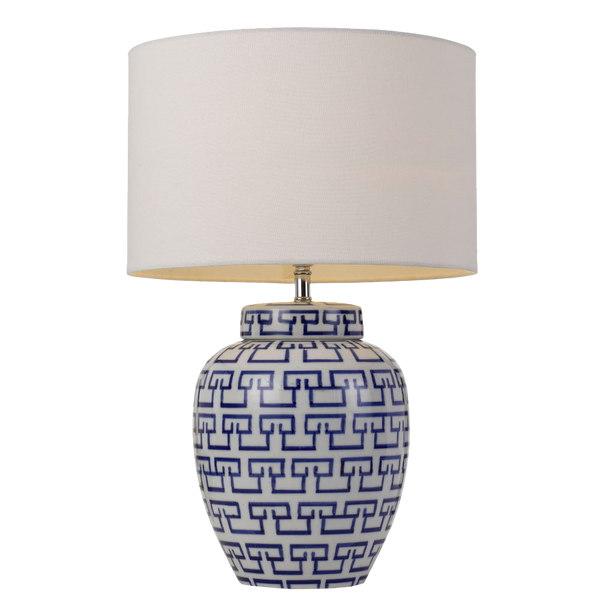 Telbix Ting Ceramic Table Lamp White
