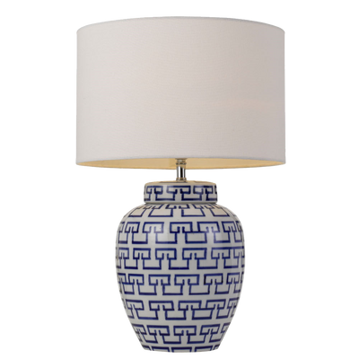 Telbix Ting Ceramic Table Lamp White