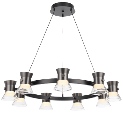 Telbix Tipico 9 Light Pendant Gunmetal