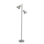 Telbix Torres 2 Floor Lamp Nickel
