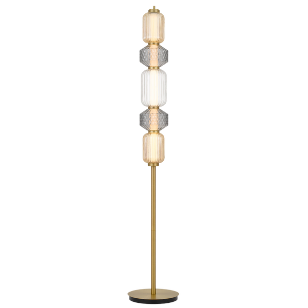 Telbix Torso Floor Lamp Brass