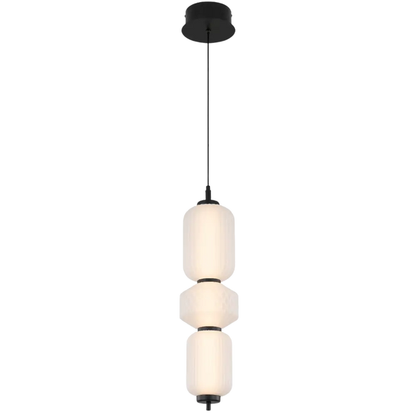 Telbix Torso 3 Light Pendant Black
