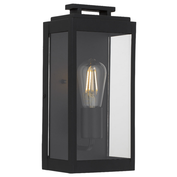 Telbix Truman 1 Light Exterior Wall Light Black