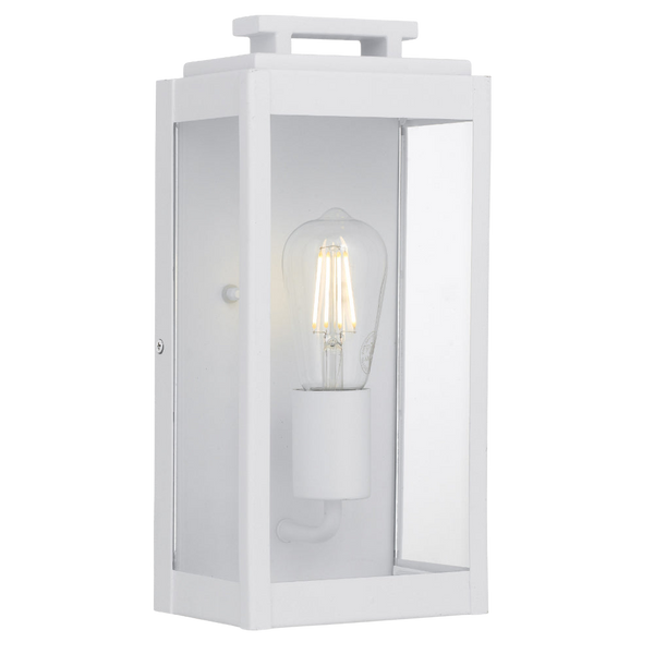 Telbix Truman 1 Light Exterior Wall Light White