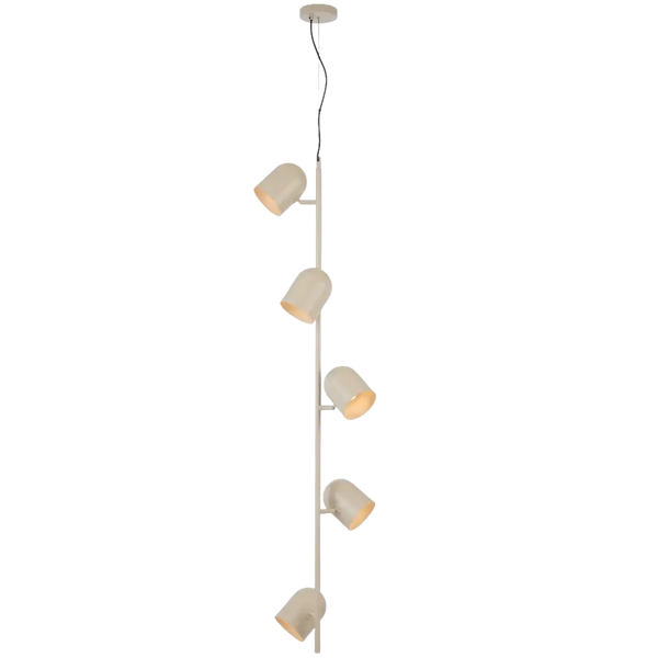 Telbix Turin 5 Light Pendant Khaki