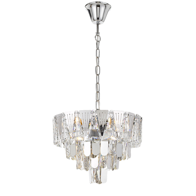 Telbix Valerie 40cm Pendant Chrome
