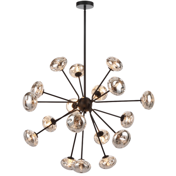 Telbix Varlin 18 Light Pendant Black