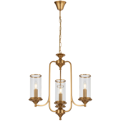 Telbix Velden 4 Light Pendant Copper