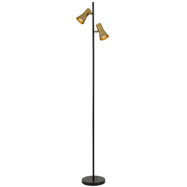 Telbix Verik Floor Lamp Brass
