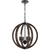 Telbix Vestal 4 Light Pendant Black