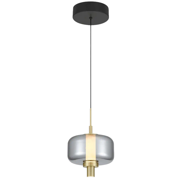 Telbix Volen 1 Light Pendant Black