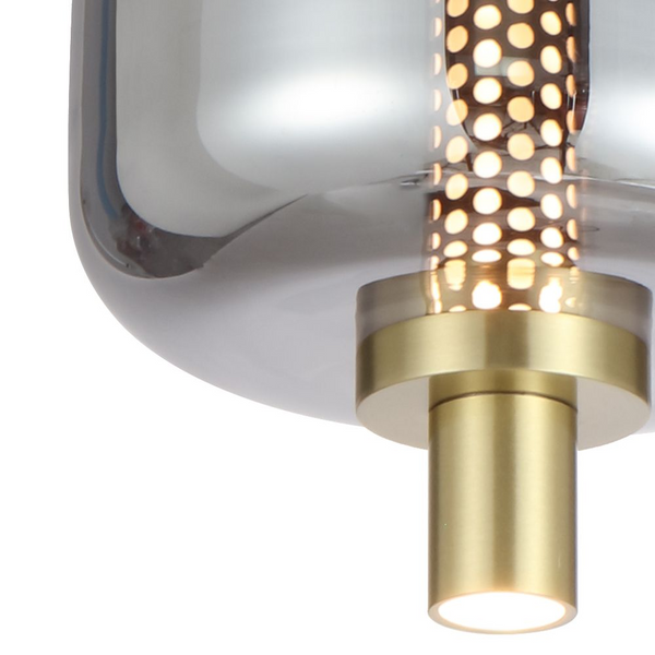 Telbix Volen 5 Light Pendant Black