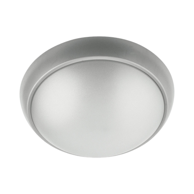 Telbix Wynn 8W Led Round Bunker Silver