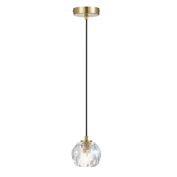 Telbix Zaha 1 Pendant Antique Gold