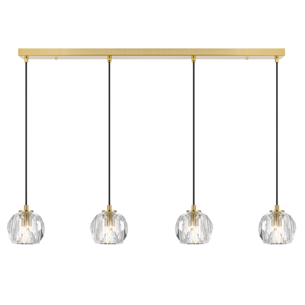 Telbix Zaha 4 Pendant Antique Gold