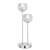 Telbix Zaha 2 Table Lamp Chrome