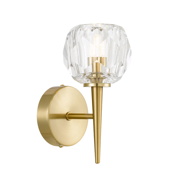 Telbix Zaha 1 Wall Light Antique Gold