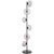 Telbix Zecca 6 Light Floor Lamp Black Smoke