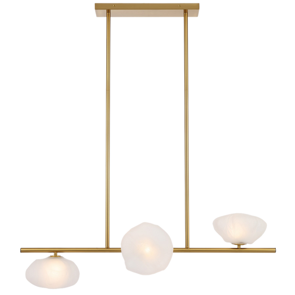 Telbix Zecca 3 Light Horizontal Pendant Antique Gold