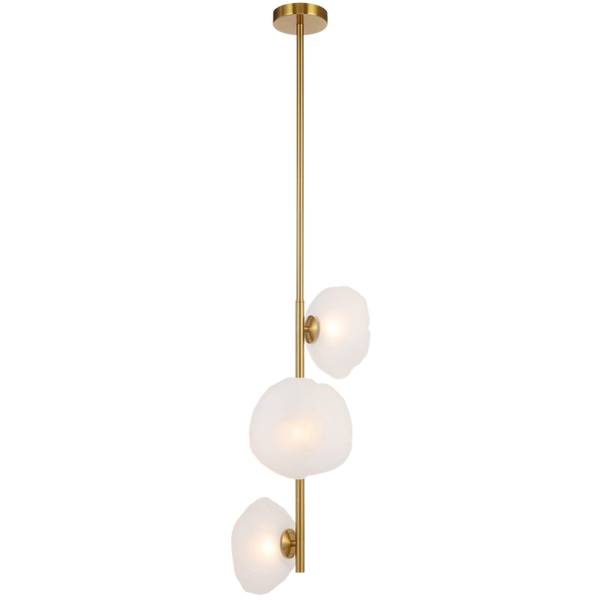 Telbix Zecca 3 Light Vertical Pendant Antique Gold