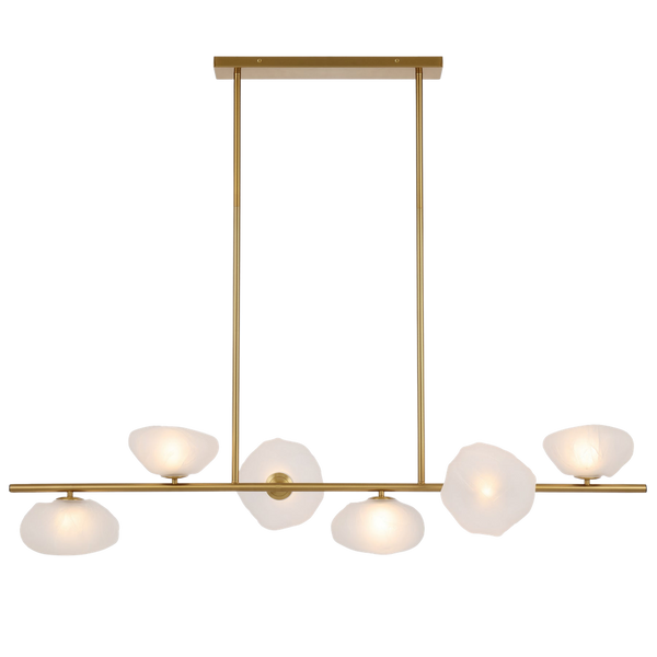 Telbix Zecca 6 Light Pendant Antique Gold