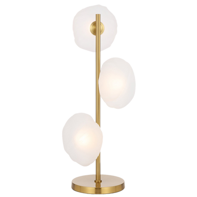 Telbix Zecca 3 Light Table Lamp Antique Gold