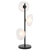 Telbix Zecca 3 Light Table Lamp Black