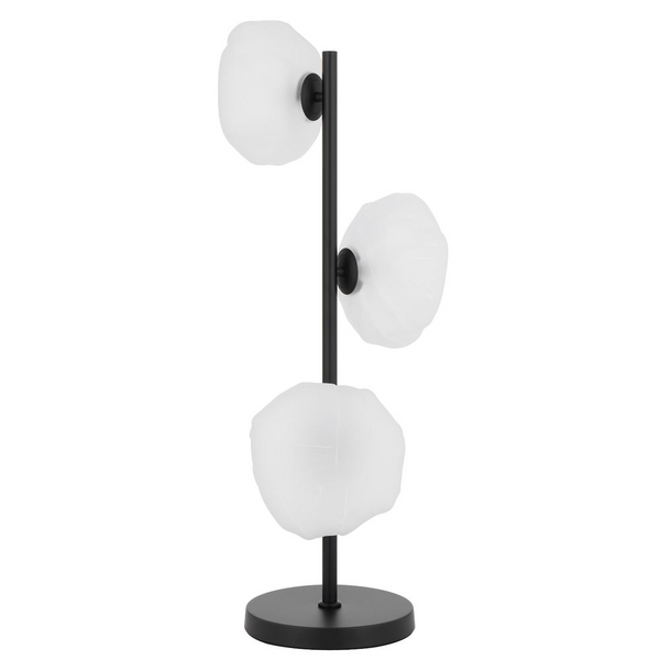 Telbix Zecca 3 Light Table Lamp Black