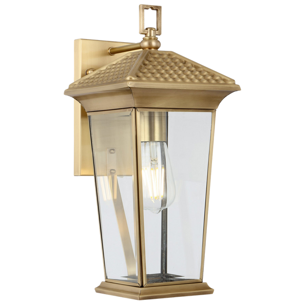 Telbix Zeldin 40 Exterior Wall Bracket Brass