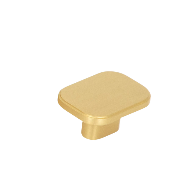 Momo Handles Momo Aspen Solid Brass Knob 40mm Brushed Satin Brass