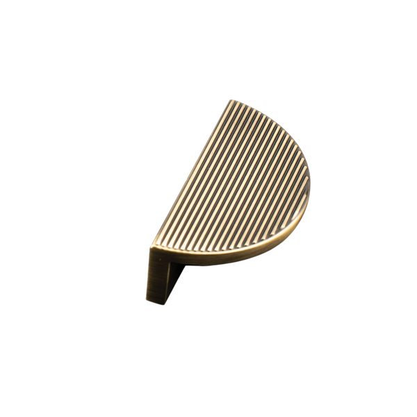 Momo Handles Momo Barrington Eclipse Ribbed 64mm Dark Brushed Brass