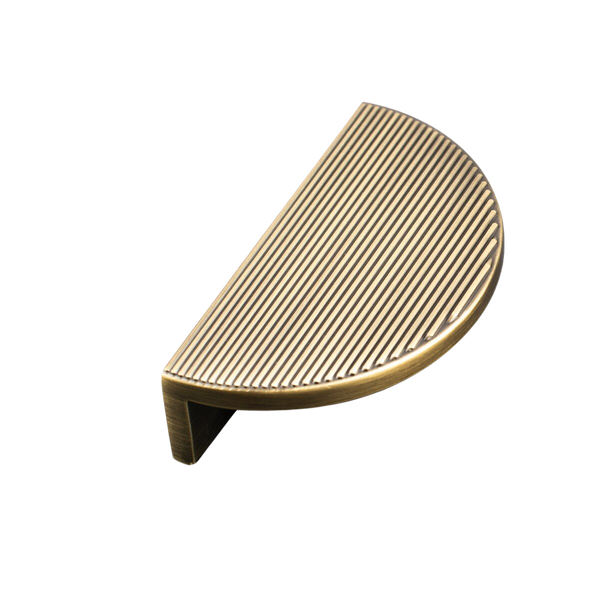 Momo Handles Momo Barrington Eclipse Ribbed 96mm Dark Brushed Brass