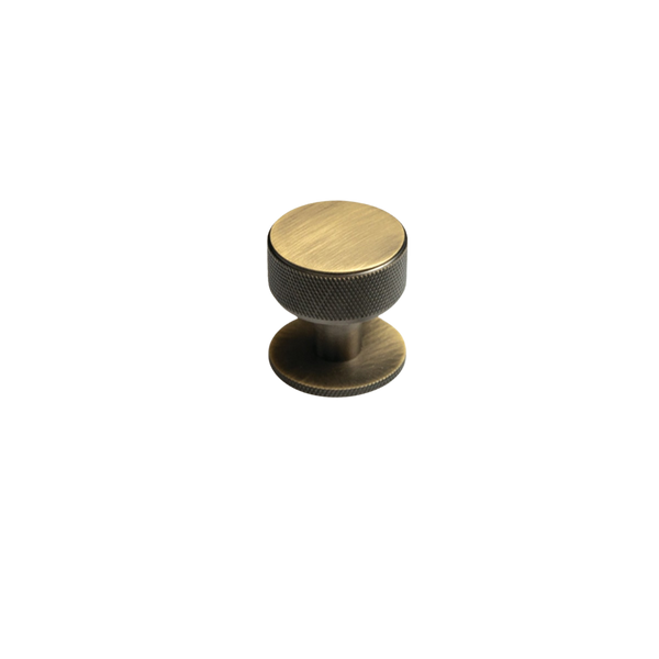 Momo Handles Momo Belgravia Solid Brass Round Knob 35mm Dark Brushed Brass