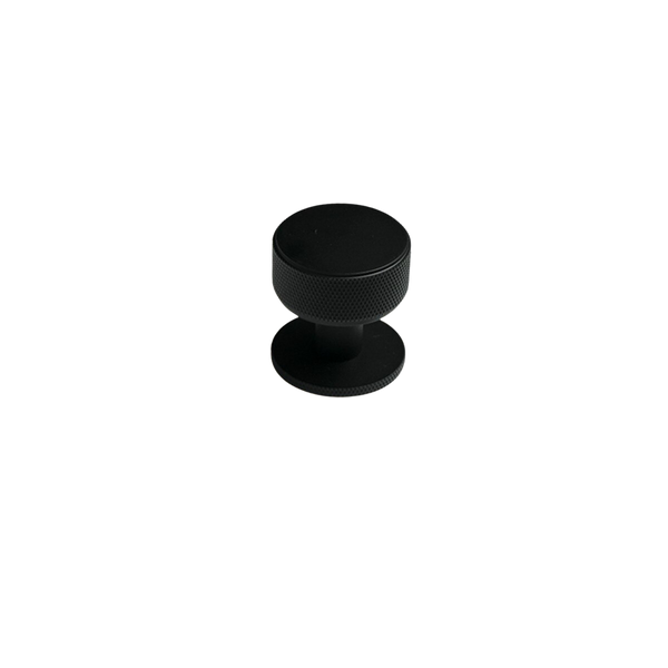 Momo Handles Momo Belgravia Solid Brass Round Knob 35mm Matte Black