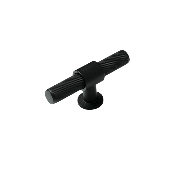 Momo Handles Momo Belgravia Solid Brass T Knob 82mm Matte Black