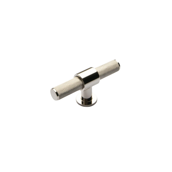 Momo Handles Momo Belgravia Solid Brass T Knob 82mm Polished Nickel