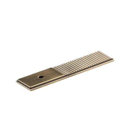 Momo Handles Momo Barrington Knob Backplate 32mm Dark Brushed Brass
