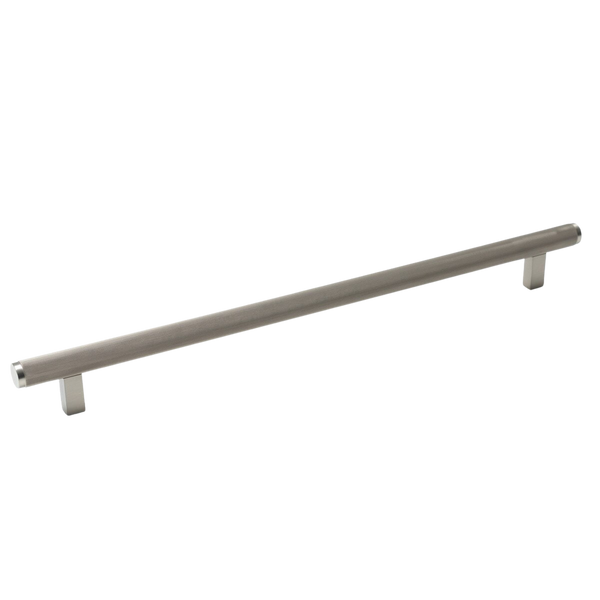 Momo Handles Momo Bellevue Solid Brass Lined Appliance Pull 416mm Dull Brushed Nickel