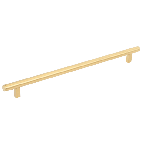 Momo Handles Momo Bellevue Solid Brass Plain Appliance Pull 416mm Brushed Satin Brass